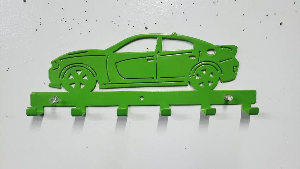 Dodge Charger Keychain Rack