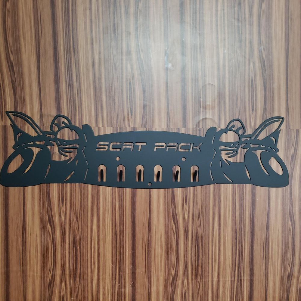 Dodge 30" SRT Scat Pack  Towel, Coat, and Hat Rack