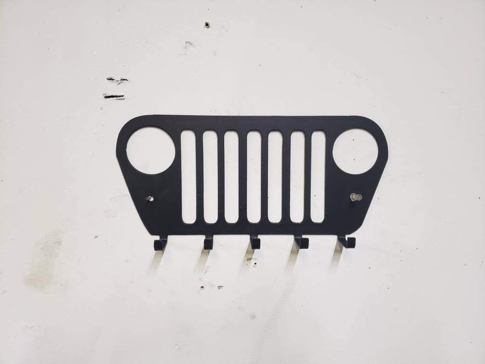 Jeep Wrangler Grill Keychain Rack